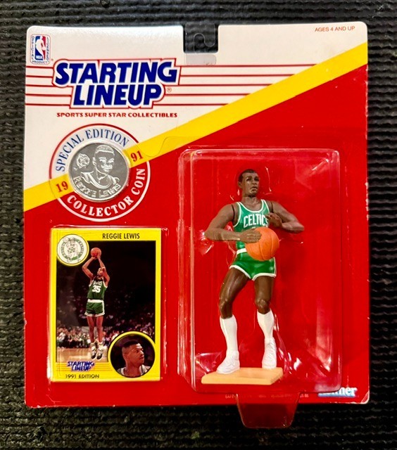 2 – Boston Celtics Reggie Lewis 1991 Kenner NBA Starting Lineup Figures