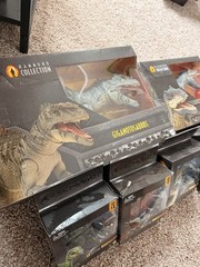 Jurassic Park World Hammond Collection Lot Allosaurus Sino Giganotosaurus + More