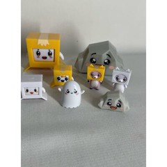 LankyBox Mini Figures Mystery Figs Lot of 15 No doubles Rocky Shark Sticky Ghost