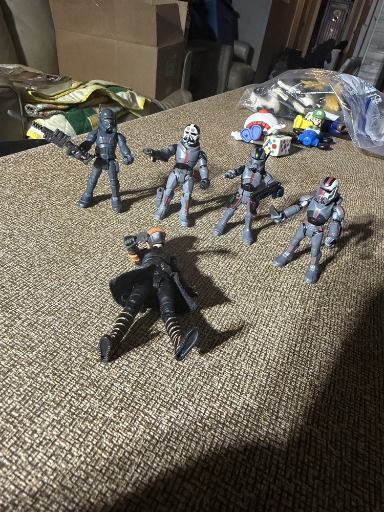 2022 Hasbro Star Wars Mission Fleet: Bad Batch- Hunter, Echo, Crosshair, Wrecker