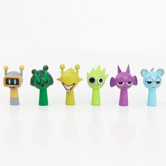 24PCS Sprunki Mini Action Figures Set Cartoon Movie Wenda Dolls Kids Toy Gift