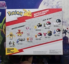 🔥Pokémon Battle Figure Multi-Pack 8 Pack Pikachu Eevee Raichu Mimikyu Jazwares