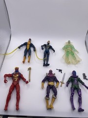 MARVEL UNIVERSE 3.75 lot Captain Britian Zemu Kang Conqueror Vision Multiple