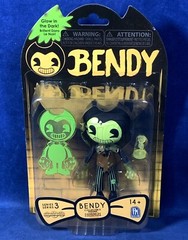 New – BENDY SERIES 3 – DARK REVIVAL – INK MACHINE 5″ Action Figure GLOW-IN-DARK