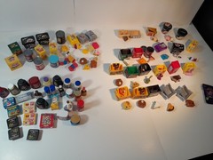 Shopkins Real Littles Food Grocery LOT W/ 22 Sets, 26 Parts & 29 Other Mini Toys