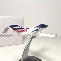 HondaJet Metal Commercial Aircraft Jet Airplane Model Diecast Plane Blue 1:72
