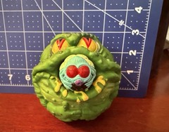 Vintage 1991 ERTL BLURP BALLS Croaky Bugchuck w/ Projectile Fly RARE