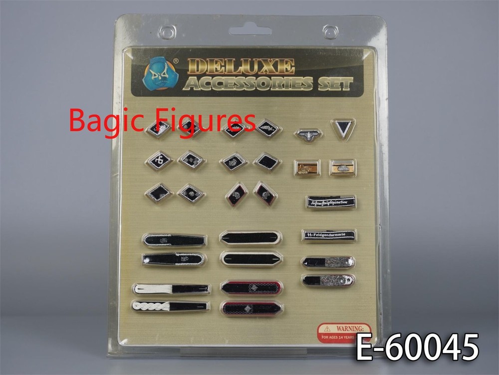 1/6 Action Figures Model DID E60045 Shoulder collar badge (Old goods fragile)