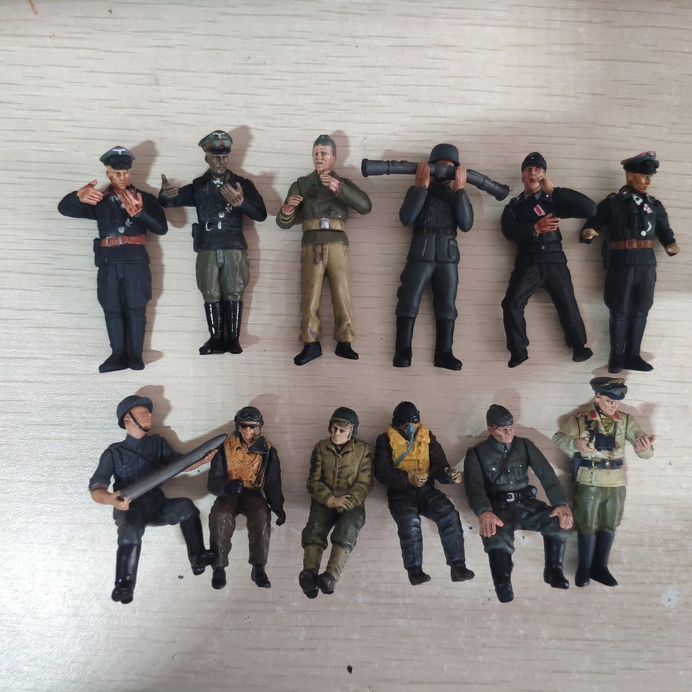 5-12pcs 21 Centry Toys WWII Army Infantry Pilot Officer 1/32 Ultimate Soldier