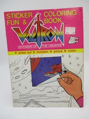 Vtg NEW Unused 1984 Voltron Defender of the Universe Sticker Fun & Coloring Book