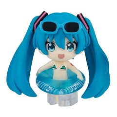 Hatsune Miku Minna de Pool Figure Bandai Gashapon Set Rin Luka Meiko Japan New