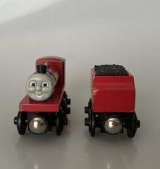 Thomas & Friends Learning Curve Wooden Railway James & James’ Tender 2003 Train