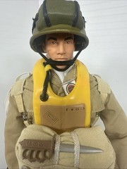 1/6 HASBRO GI JOE WW2 101ST AIRBORNE PARATROOPER D DAY W/ REAL PARACHUTE M1A1