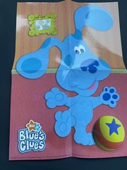 Blues Clues Poster Toddler Bedroom Birthday Party Decoration 2006 12”x17” Folded