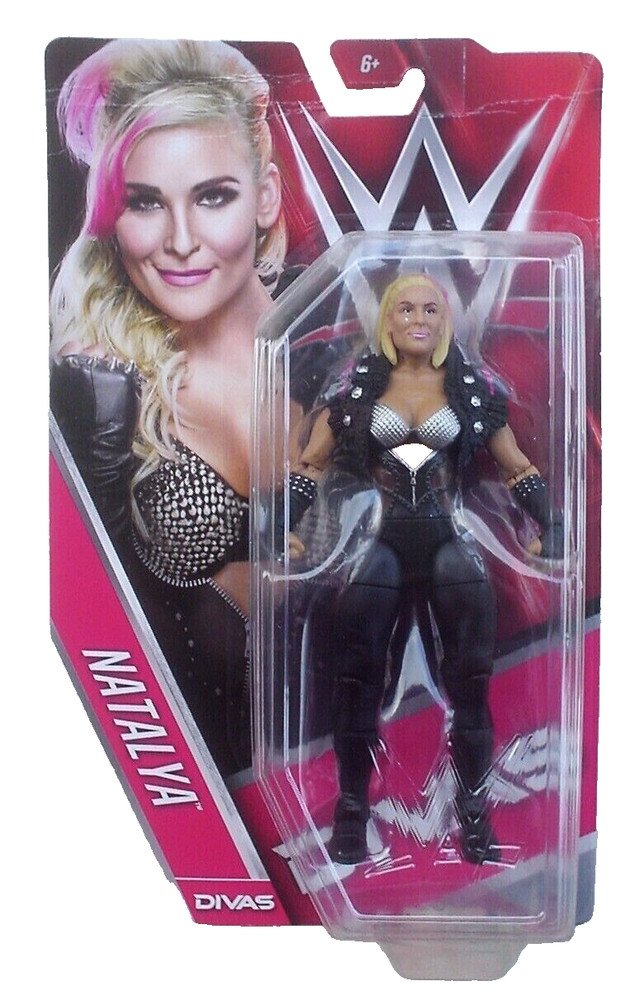 WWE Basic Series NATALYA Action Figure Mattel Raw Smackdown PACKAGE DAMAGE