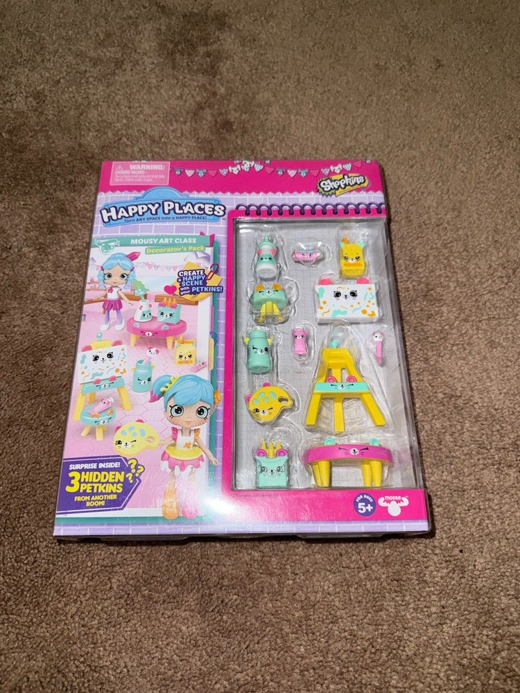 SEALED Shopkins Happy Places Decorator’s Pack MOUSY ART CLASS