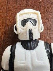 VINTAGE KENNER STAR WARS ROTJ 1983 BIKER SCOUT MADE IN HONG KONG 100% COMPLETE