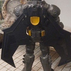 DC Comics Batman Action Figure Black Yellow Gray Adjustable Wings