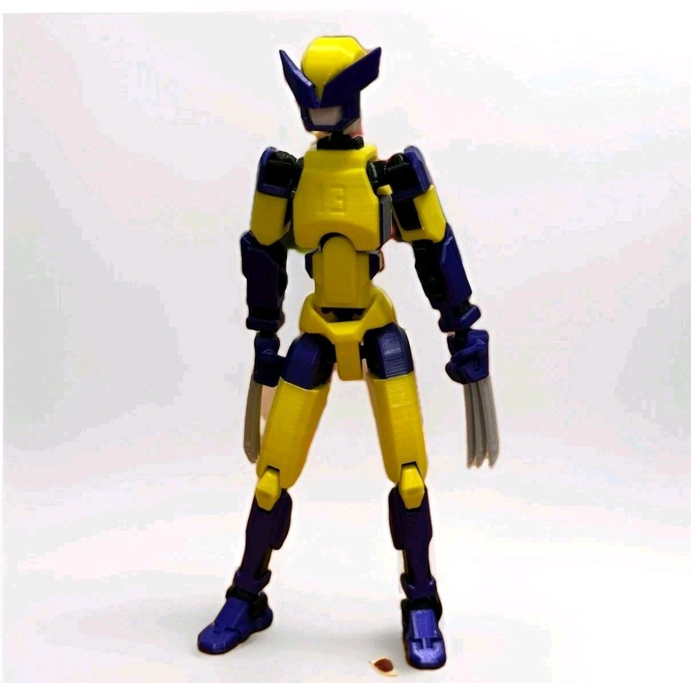 Wolveriné T13 Nova 13 Dummy 13 Posable Articulated 3D Printed Action Figure