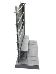 1:6 Scale High-Detail Replica: Arkham Intake & Ryker’s Island Detention Diorama