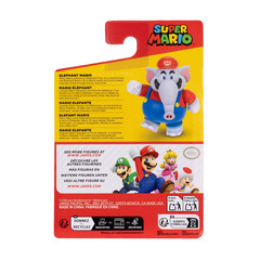 Jakks Pacific Elephant Mario 2.5” Action Figure in Blister Packaging