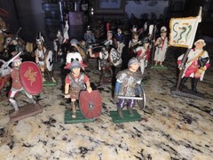 Soldiers Of Italy Lot Of 69 Figures With 2 Binders. Soldatini D’italia