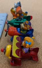 Vintage DISNEY TAIL SPIN BEARS McDonalds Die Cast Metal Planes Complete Set Of 4