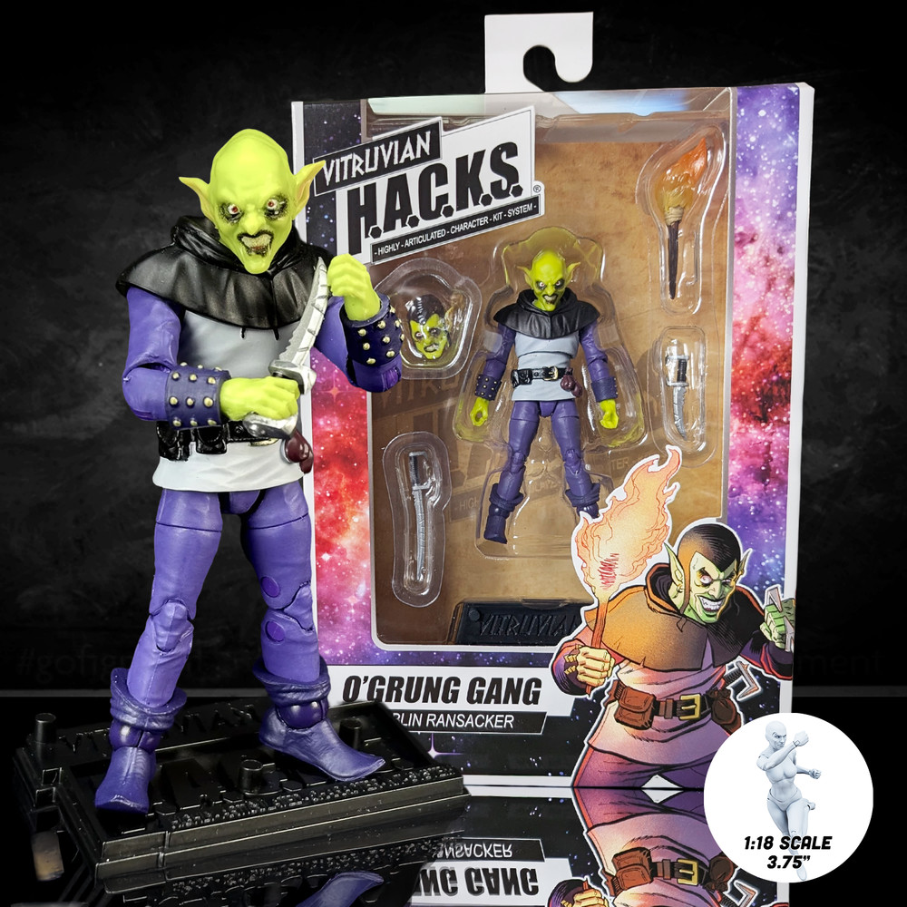 Goblin Ransacker Vitruvian H.A.C.K.S. O’Grung Gang Action Figure Boss Fight