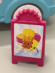 Shopkins Glitzi Ice Cream Truck Playset Food Fair Moose Toys Incomplete