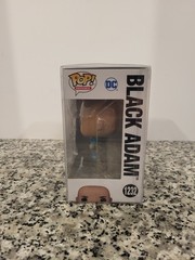 Black Adam 1232 Comic Con FUNKO POP Movies SIGNED by Bob Carter in Silver