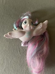 Vintage My Little Pony 1987 Hasbro Fairy Tinsel Tails Bird BluebellsNo Perch MLP