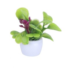 4 Pcs Mini Simulation Pot Plants Set Artificial Potted Plants Set with