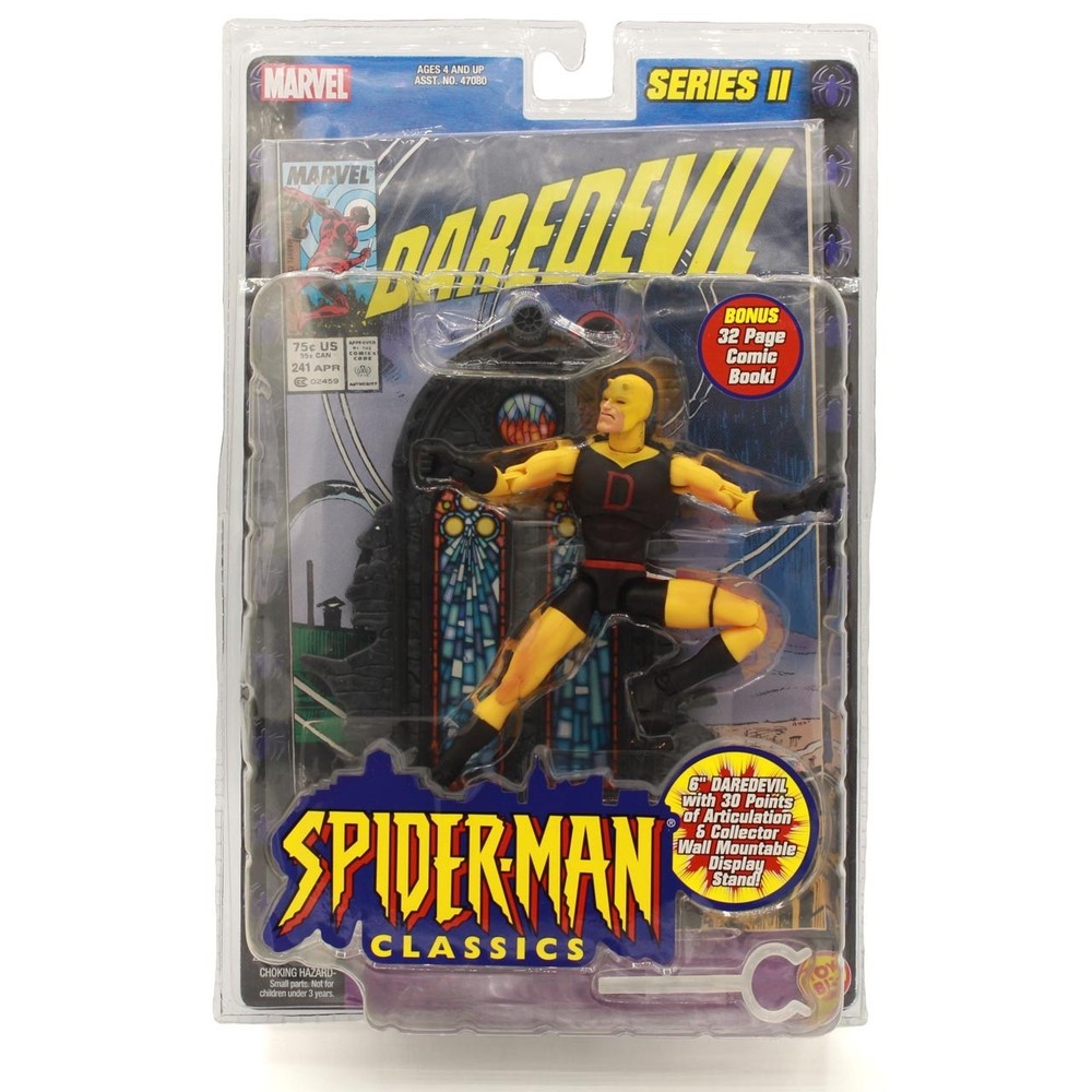 Marvel Legends Spider-Man Classics Daredevil Yellow / Black Suit Toy Biz (2001)