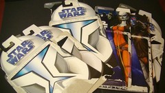 (8) Hasbro Star Wars The Clone Wars Card-backs