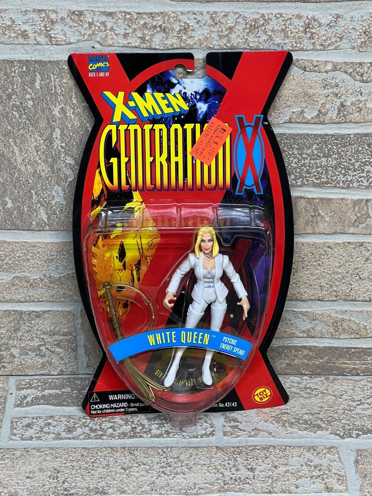 Marvel X-Men Generation X 1996 White Queen ToyBiz Action Figure Marvel Comics