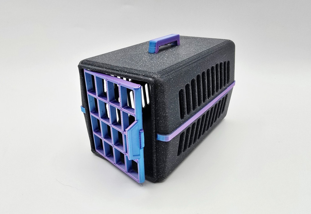Mini Pet Carrier Toy | 3D Printed Decorative Animal Accessory | Home For Toy Pet