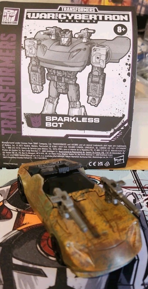 Transformers War For Cybertron Netflix Deluxe Class Sparkless Bot Troop Builder