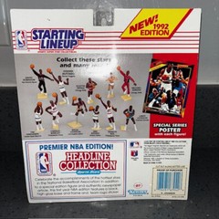 1992 Phoenix Suns KEVIN JOHNSON Starting Lineup/FACTORY SEALED/Card + Poster NEW