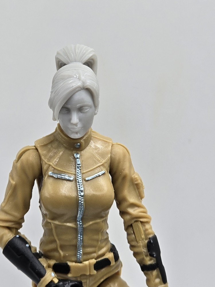 3d Printed STAR WARS ADULT OMEGA Head 1:18 3 3/4″ GI Joe 25th Anniversary B78