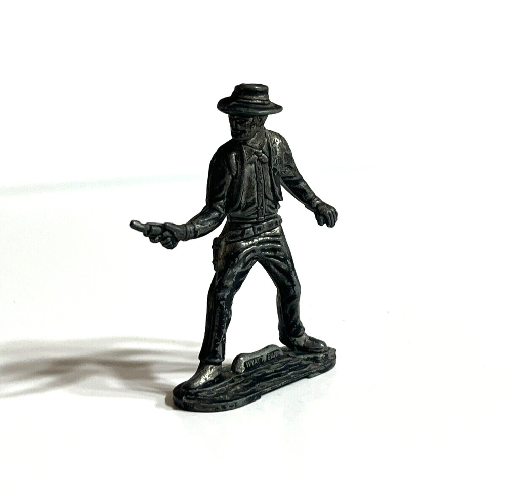 Famous Men of the Wild West Die Cast Metal Figure Wyatt Earp Lawman-2 1/2″