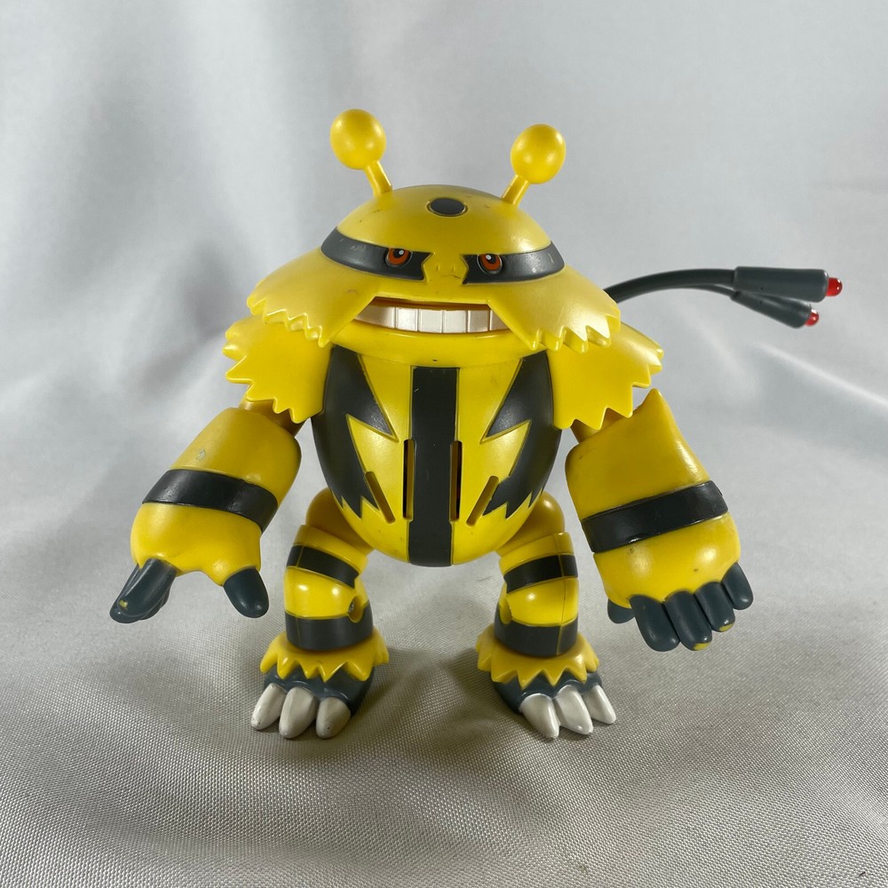 Tested/Working Electivire Electronic Pokemon 5″ Jakks 2007 Figure diamond pearl
