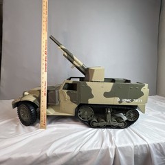 GI Joe Hasbro M3 Tank Destroyer, WWII Half-Track Vehicle 1:6 Scale, 12” 2001 BBI