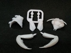 Mantis Mini Kit White Set 1/18 scale – Boss Fight Studio HACKS Vitruvian Armory