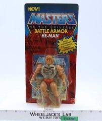 U26494 Battle Armor HeMan 12Back Masters of the Universe MOTU 1983 Matte G3D