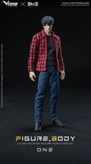 VTOYS X BMS VB002 1/12 Male Pale Flexible Jointed Body &Head Doll For 6″Figure