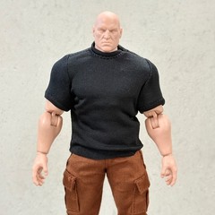 PB-MUF-SL-BLK: Black T-Shirt for 7″ WWE or Muff Toys Adam Muscle Body