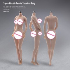 1/6 Female Seamless Flexible Body Super Large Bust Breast Silicone 12” Figure