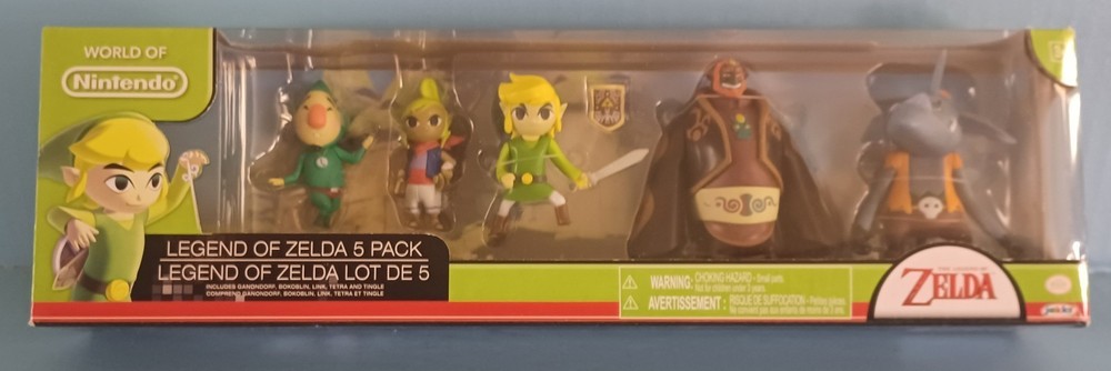 World of Nintendo Legend of Zelda Wind Waker 5-pack 2.5″ Figures – Mini Figures