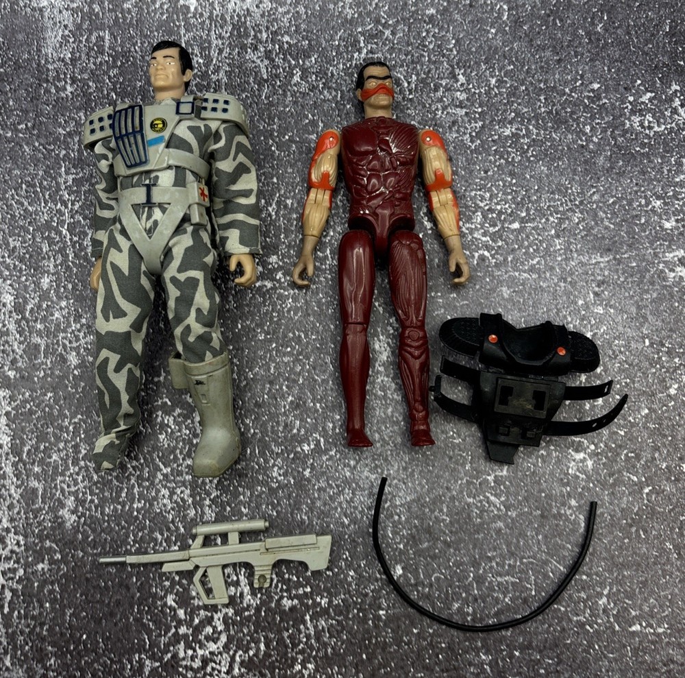 Tonka Spiral Zone Lt. Hiro And Overload Lot Of 2 Figures