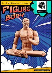 NwToys 1/12 Super Flexible Muscle Body Male Action Figure
